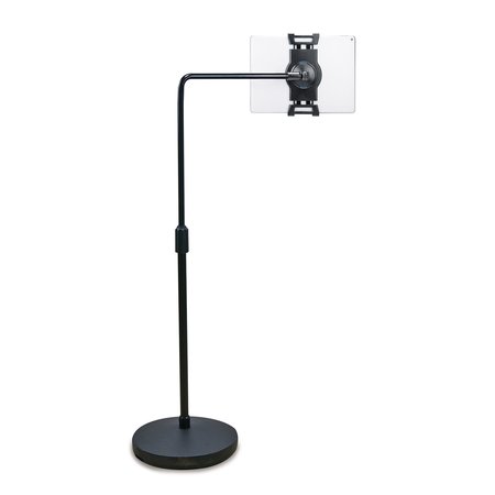 AIDATA Universal Tablet Viewstand, Weighted Base, 90° Extension Arm, Black US-5007W
